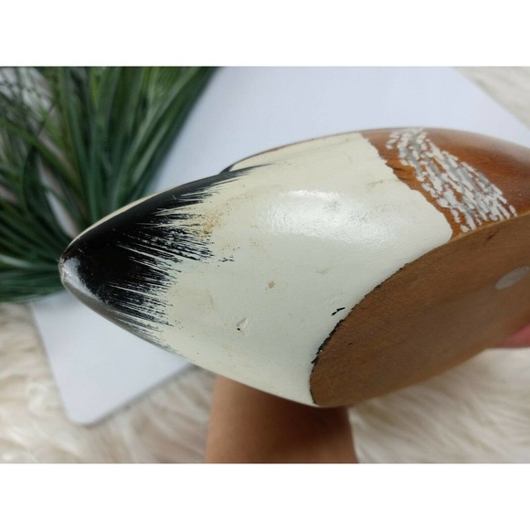 Wooden Duck Decoy Hand Painted Wood Home Decor - Picture 6 of 6